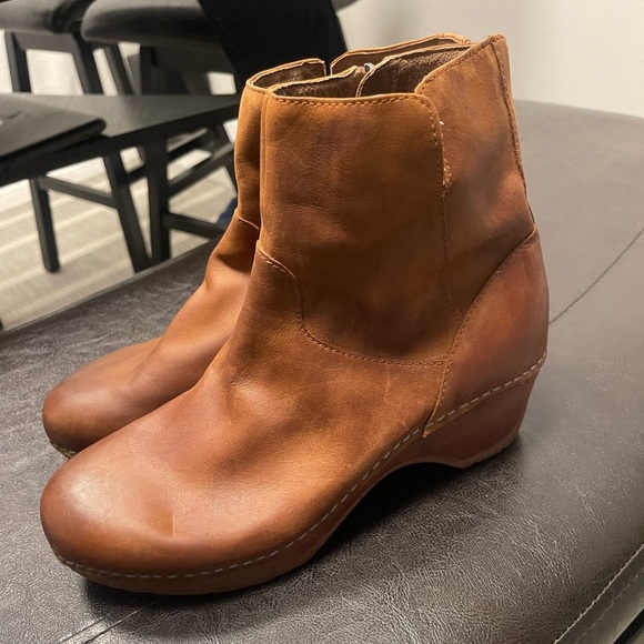 Dansko Womens Meghan leather Ankle Boots 38 - Picture 1 of 8